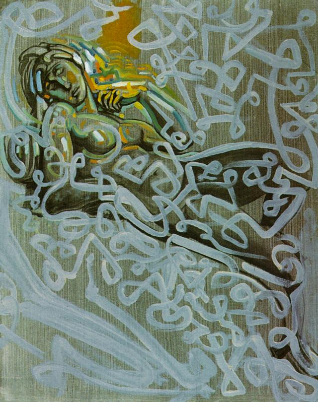 Figure after Michelangelo's 'Dawn' on the Tomb of Lorenzo di Medici