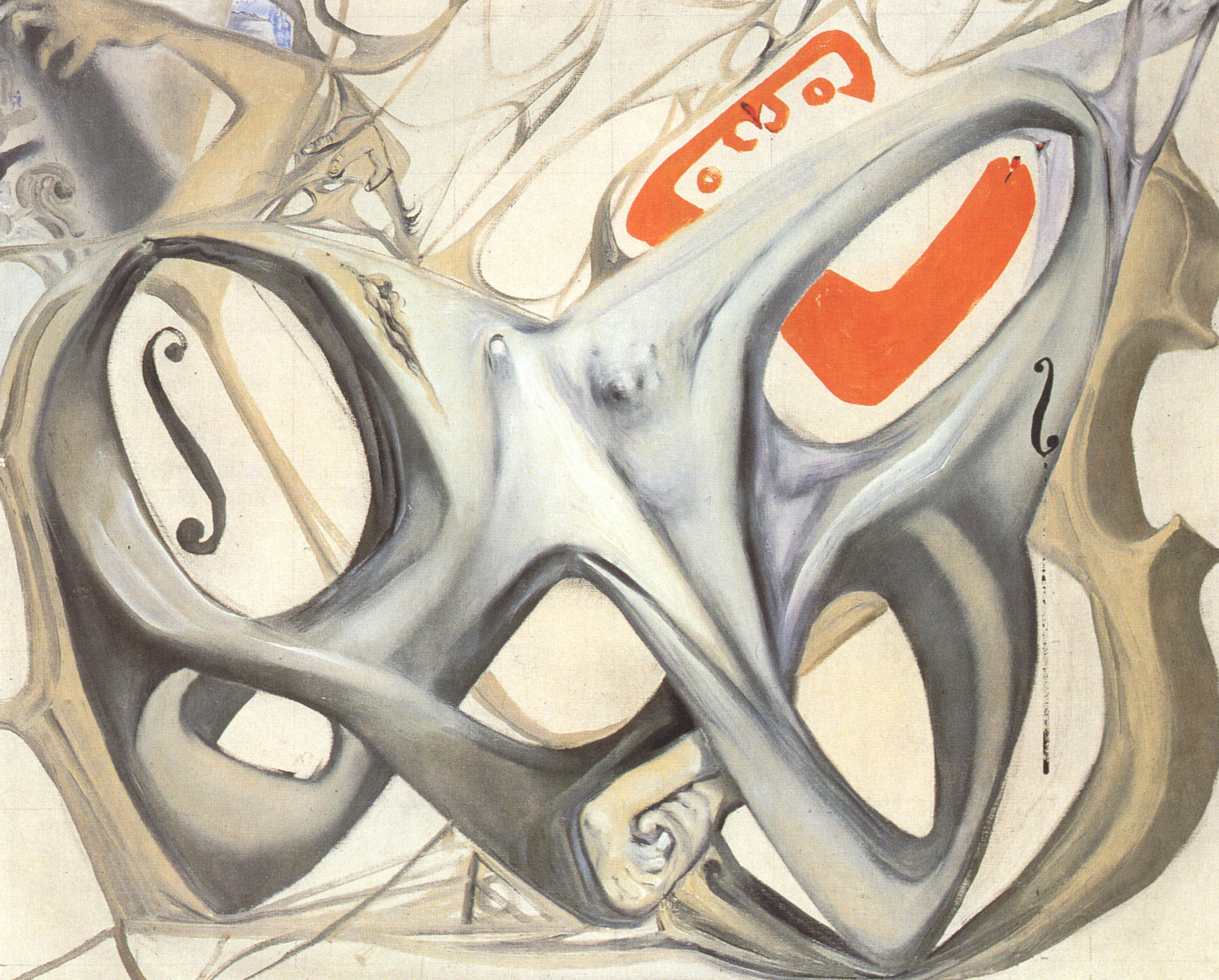 Topological Contortion of a Female Figure Becoming a Violoncello