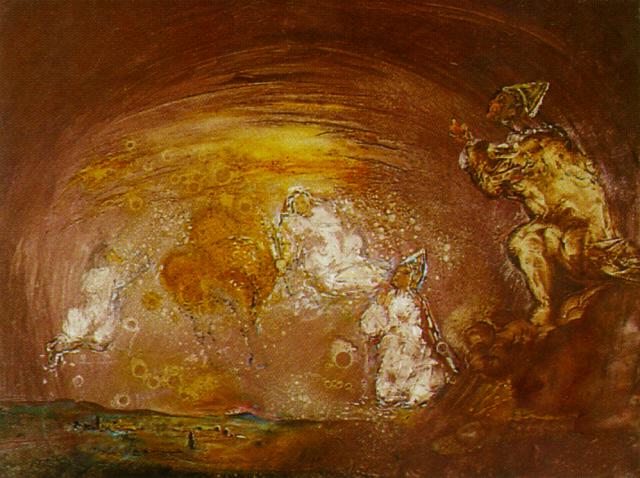 Untitled (Landscape with Celestial Beings)