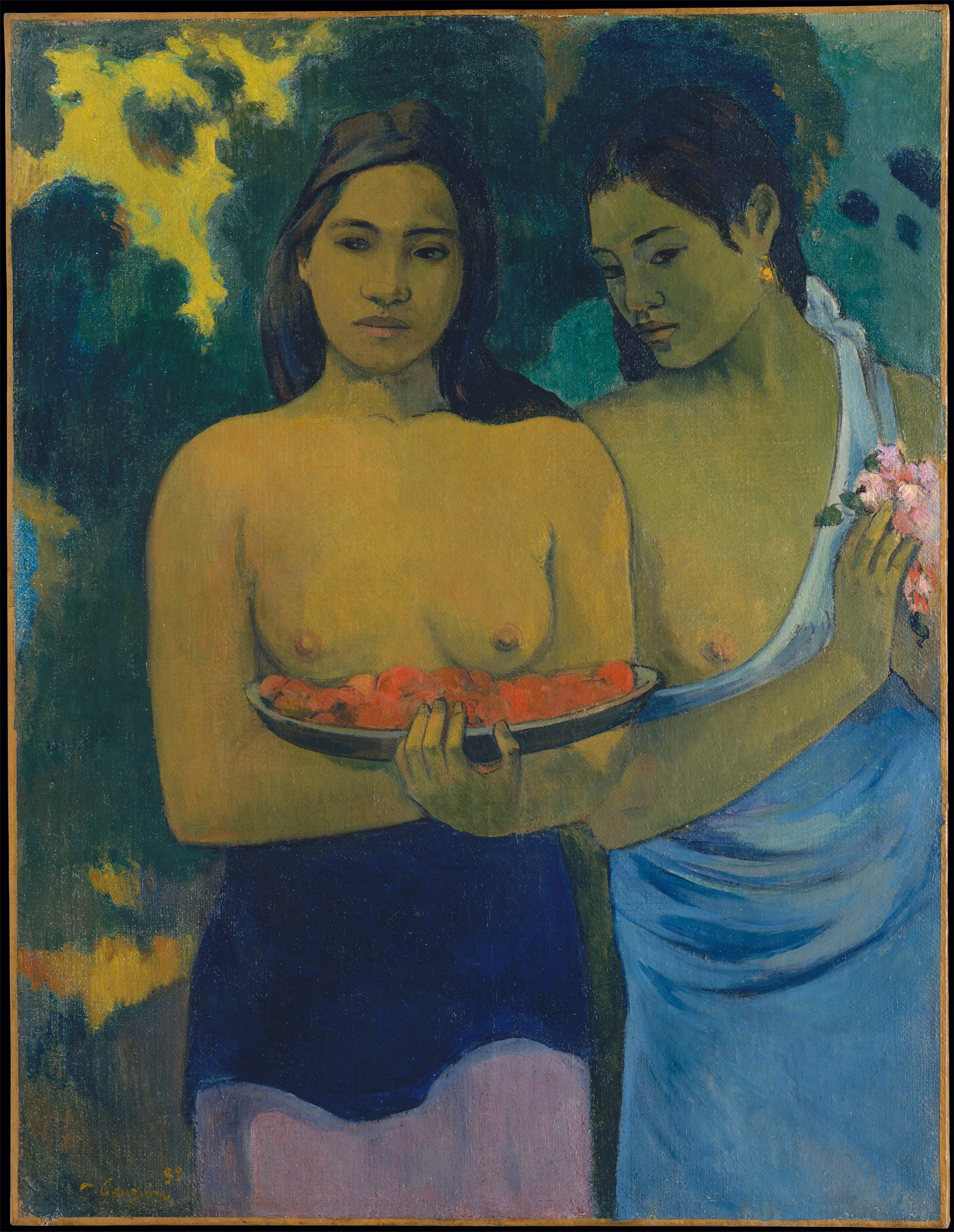 Two tahitian women 两位塔希提女人