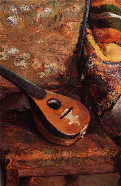 Mandolin on a chair