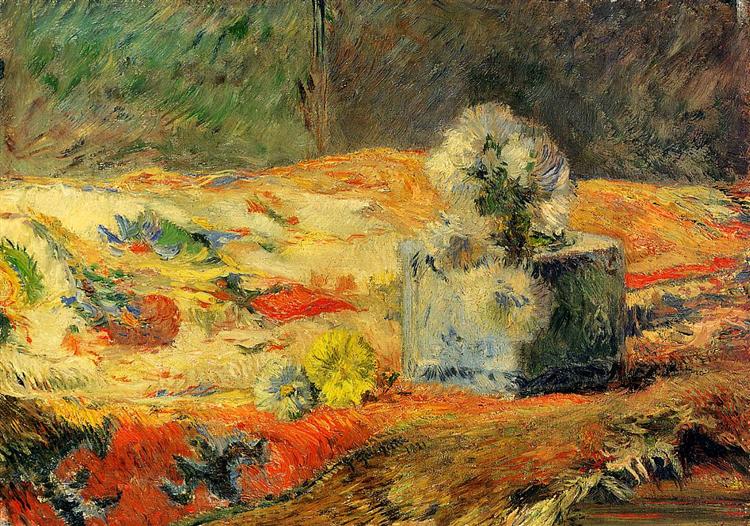 Flowers and carpet