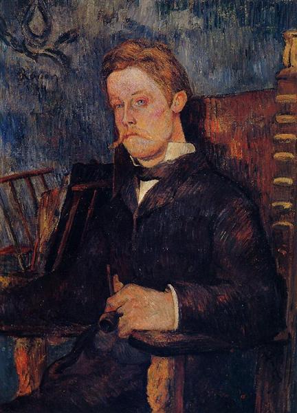 Portrait of a seated man