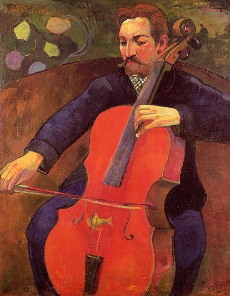 The Cellist (Portrait of Upaupa Scheklud)