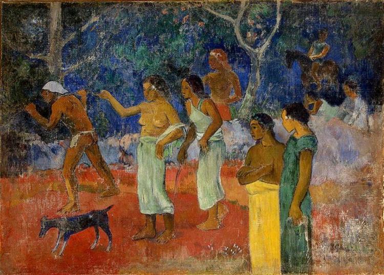 Scene from Tahitian Life
