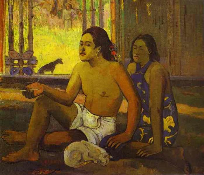 Eiaha Ohipa or Tahitians in a Room
