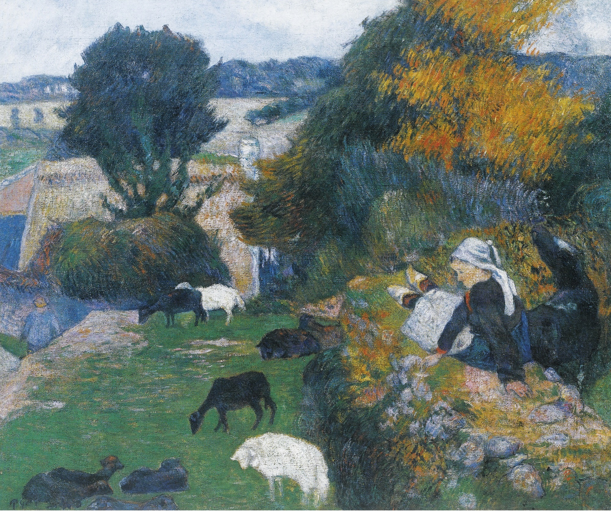 The Breton shepherdess
