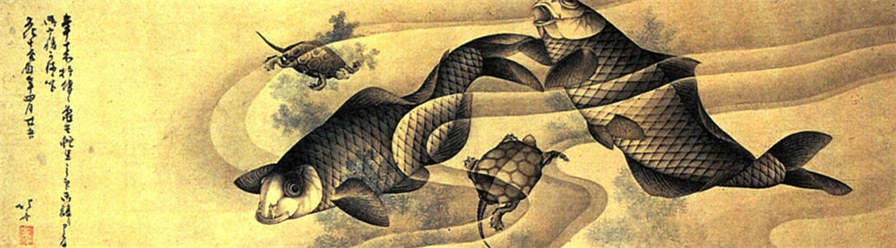 Carps 鲤龟图
