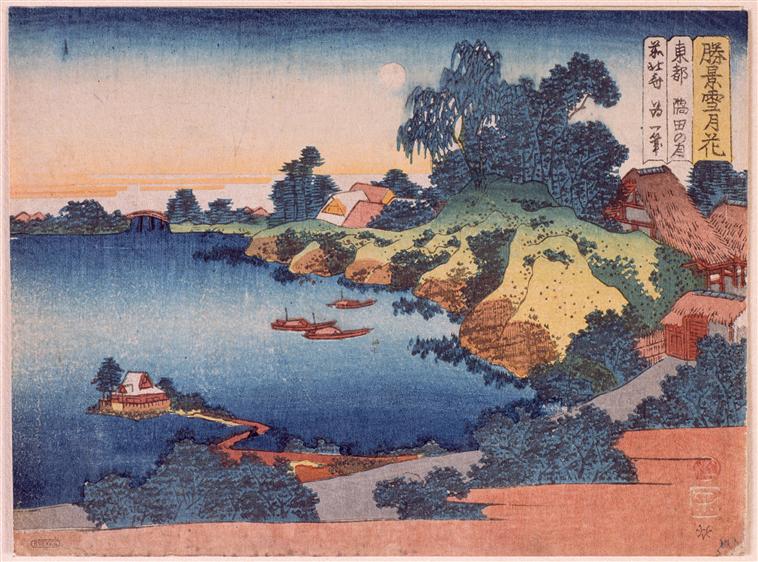 Moonlight over the Sumida River in Edo 盛景雪月花