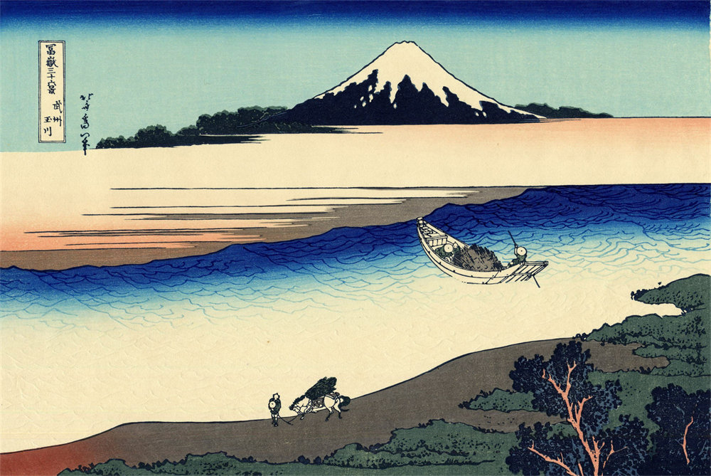 Tama River in Musashi Province 武州玉川