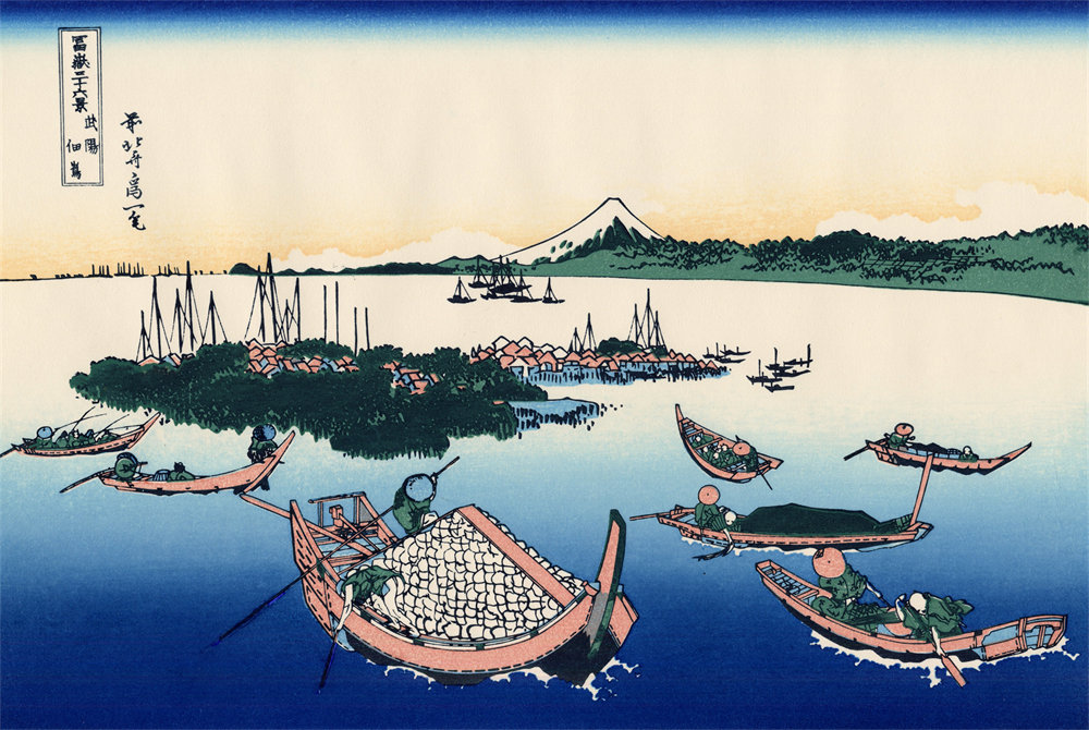 Tsukada Island in the Musashi province 武阳佃岛