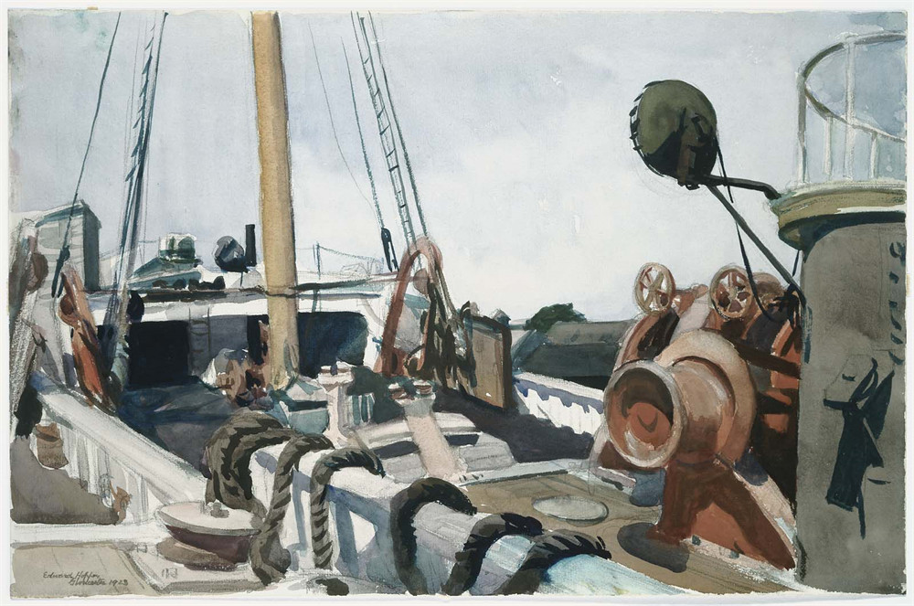 Deck of a Beam Trawler, Gloucester