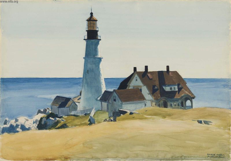 Lighthouse and Buildings, Portland Head, Cape Elizabeth, Maine