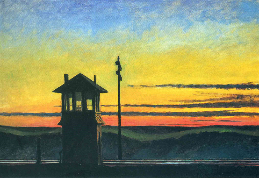 Railroad Sunset 铁路落日