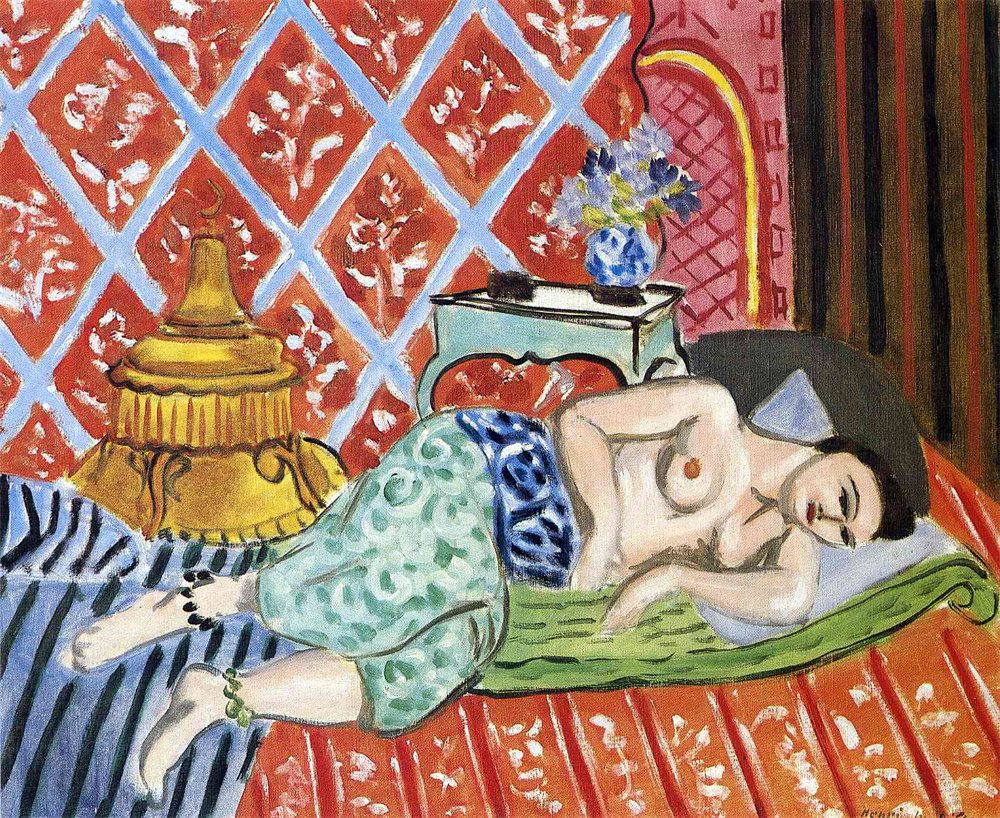 A Nude Lying on Her Back