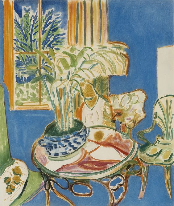 Blue Interior