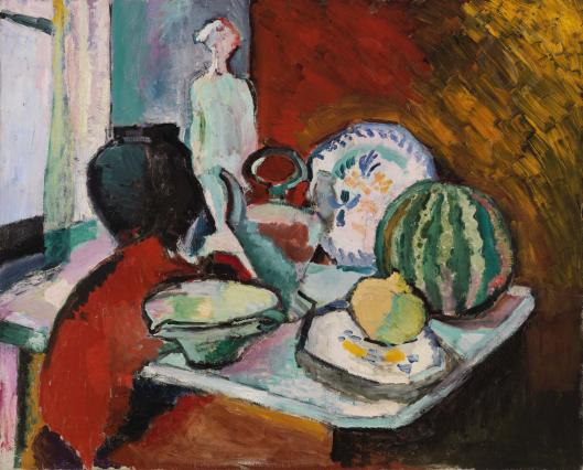 Dishes and Melon