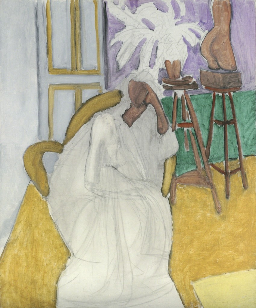 Figure Assise Et Le Torse Grec (La Gandoura)