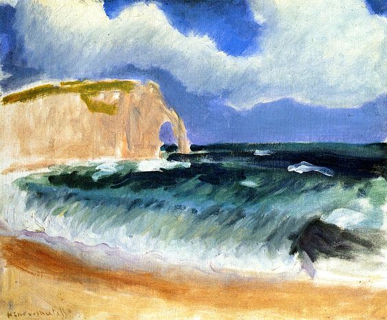 Gale at Etretat