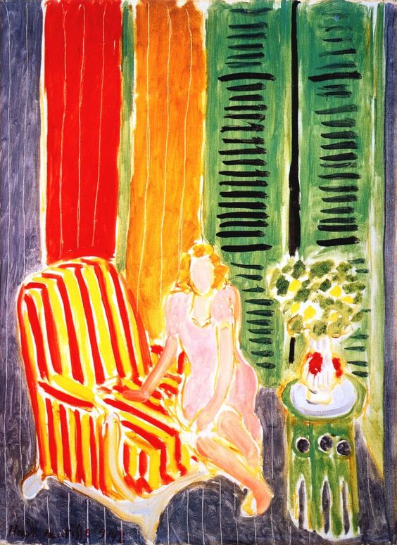 Girl in Pink in An Interior