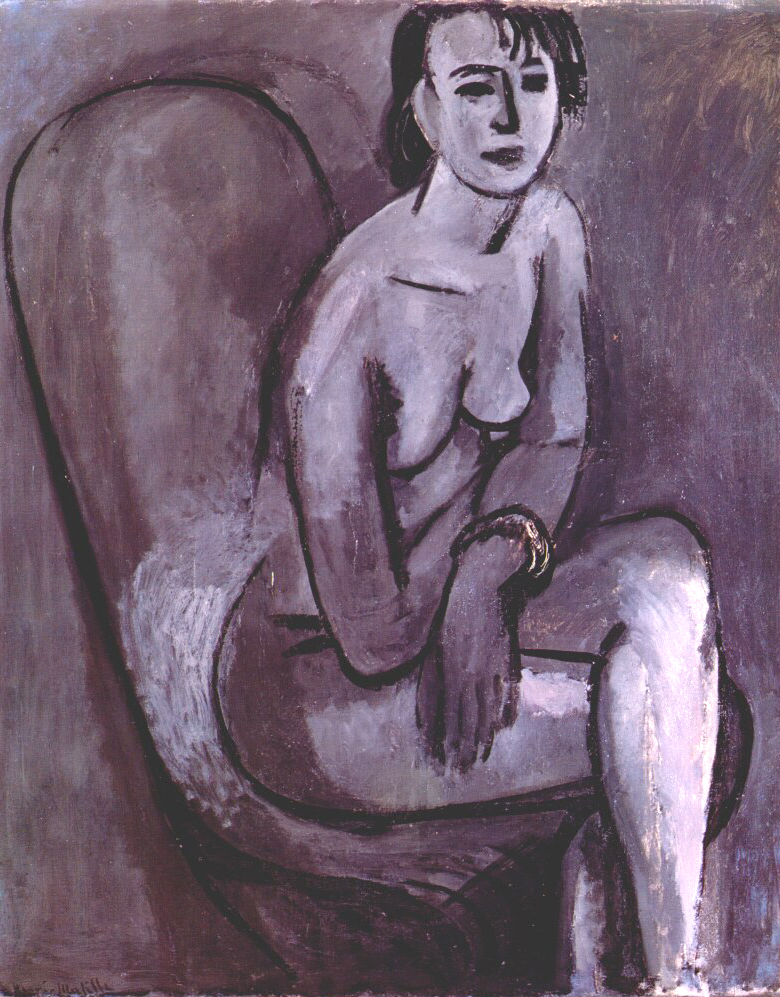 Gray Nude with Bracelet