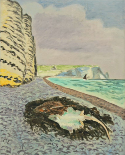 Large Cliff: Two Rays