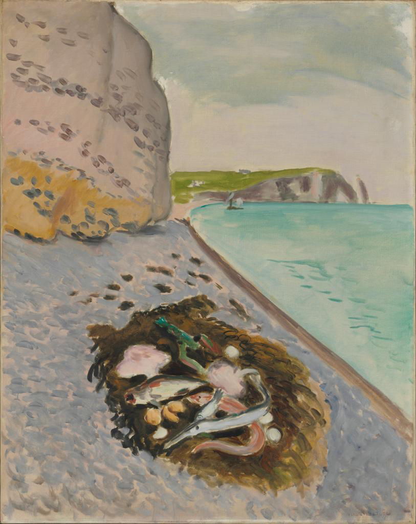 Large Cliff with Fish