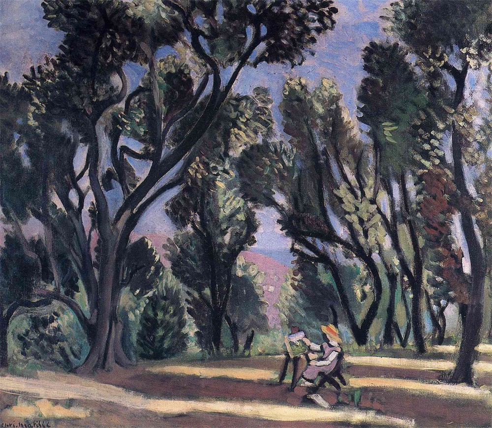 Landscape With a Bench