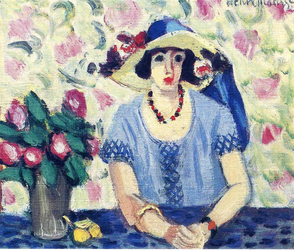 Woman with hat