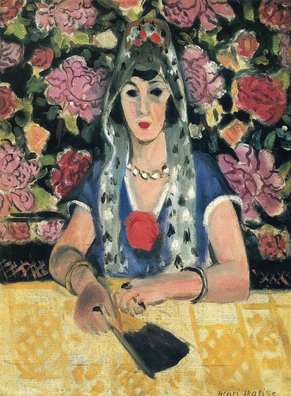 Spanish woman: Harmony in Blue