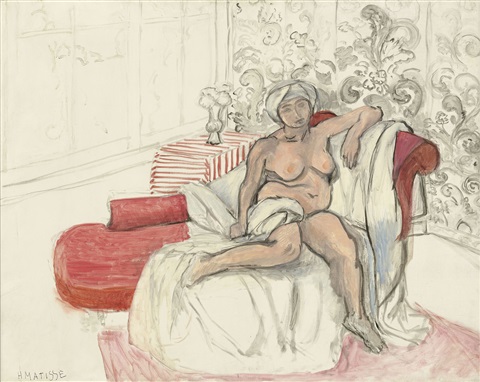 Nu Sur La Chaise Longue
