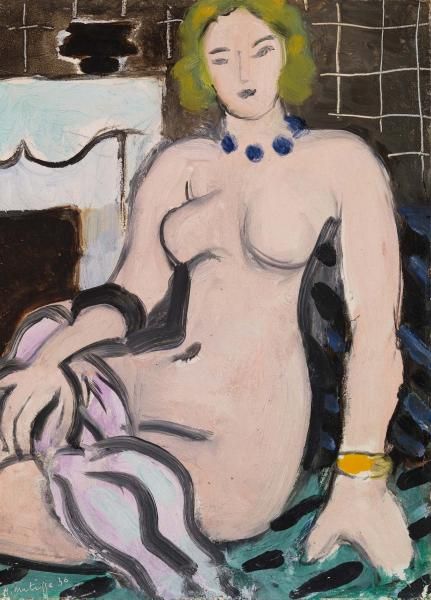 Nude with a Blue Necklace