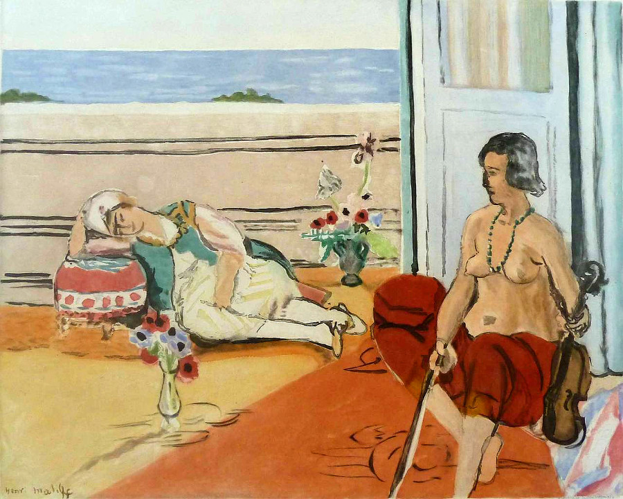 Odalisque on the Terrace