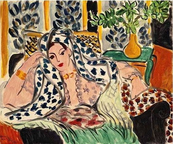Odalisque with Black Armchair
