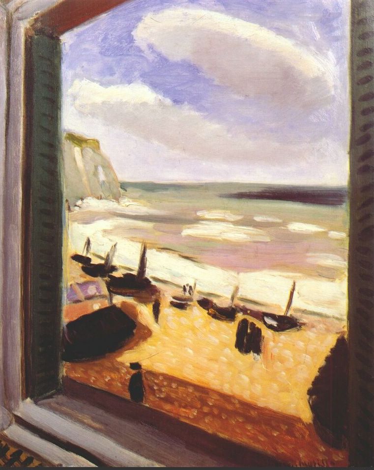 Open Window at Etretat 埃特尔塔开着的窗户