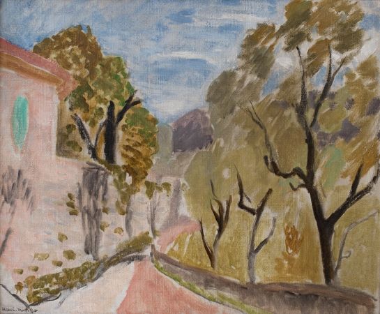 Paysage Ou Rue Dans Le Midi