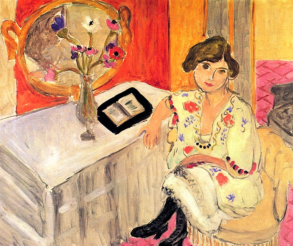 Reading Woman, Daydreaming
