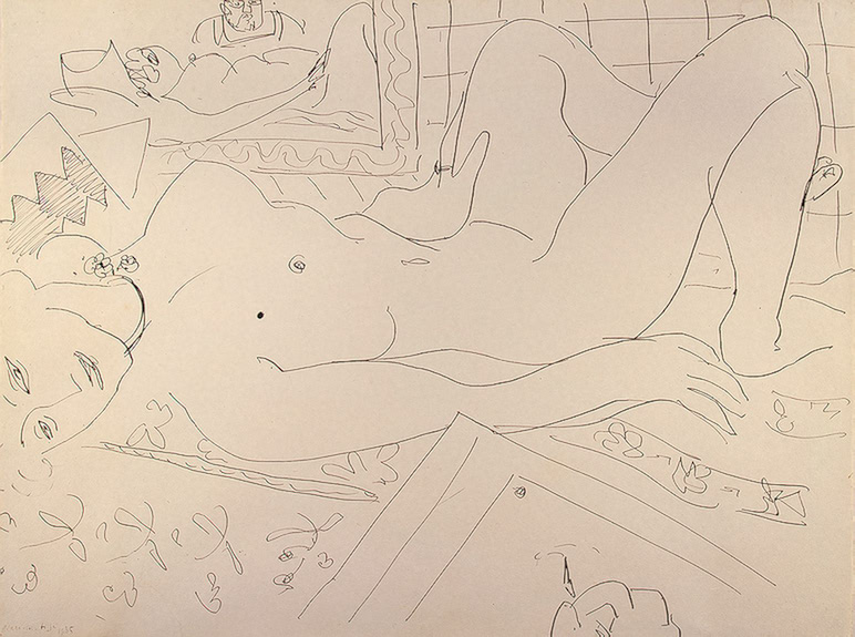 Reclining Nude (The Painter and his Model)