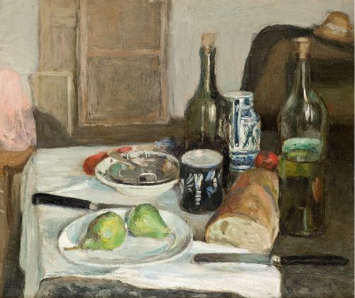 Still Life with Black Knives