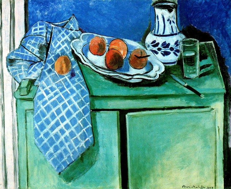 Still Life with Green Sideboard