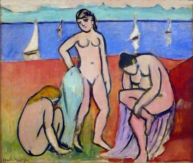 Three Bathers