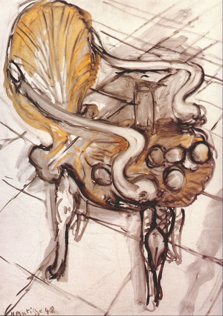 Venetian Armchair with Fruits