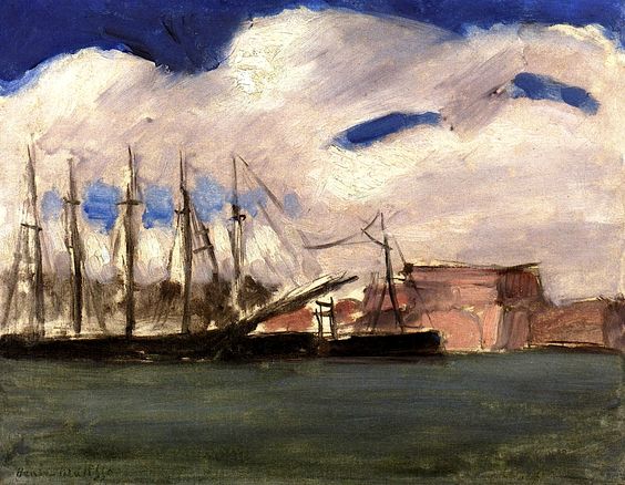 White Clouds, the Old Port of Marseille