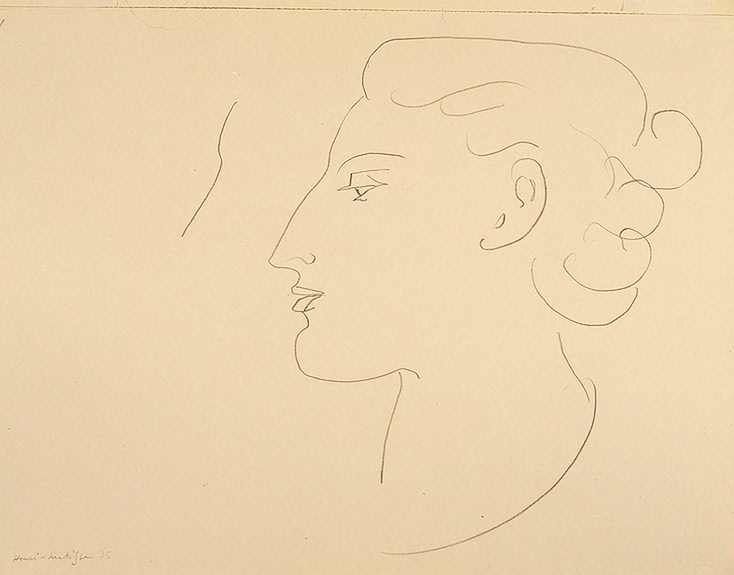Woman in Profile (Turned to the Left)