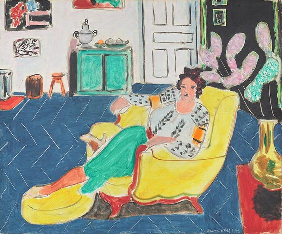 Woman Seated in An Armchair