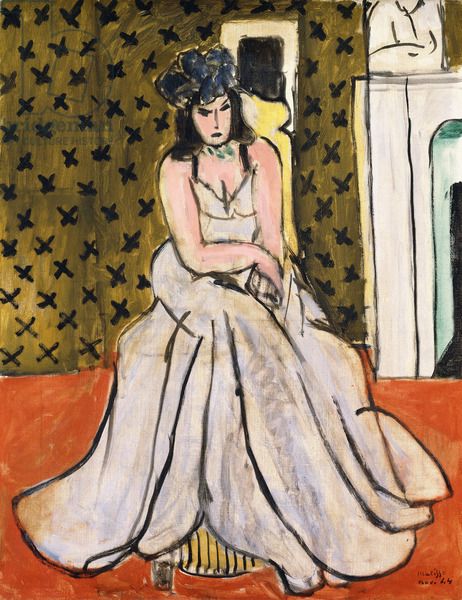Woman with a Blue Hat