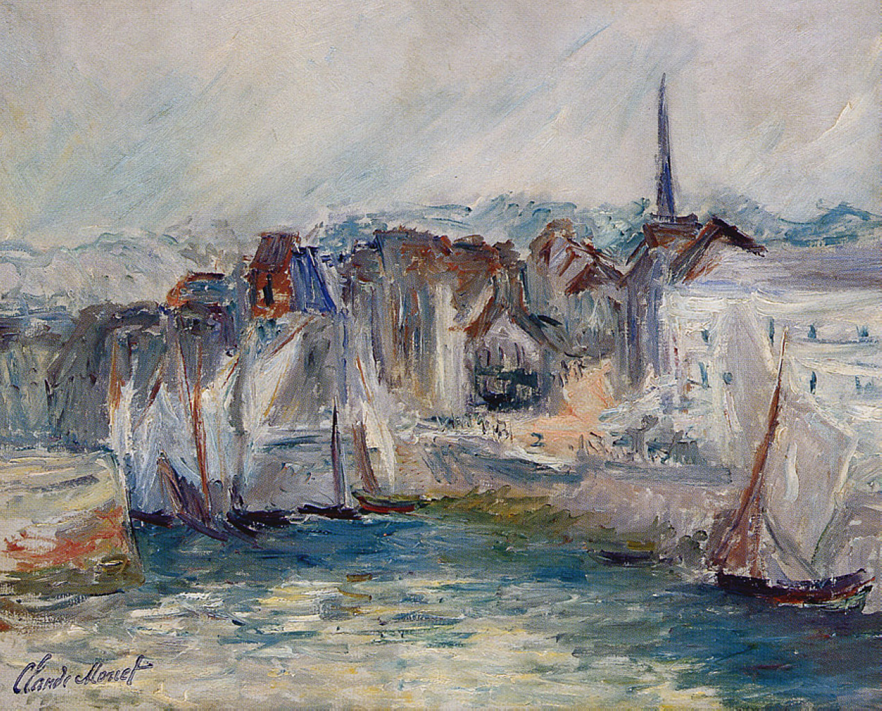 Boats in the Port of Honfleur
