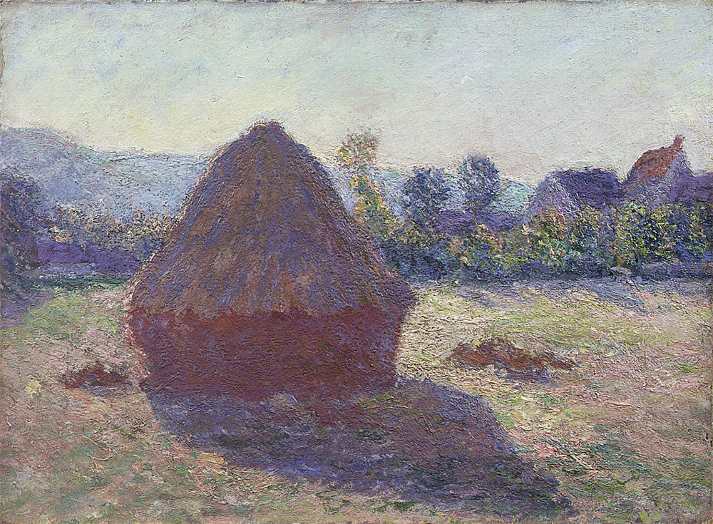 A Haystack in the Evening Sun