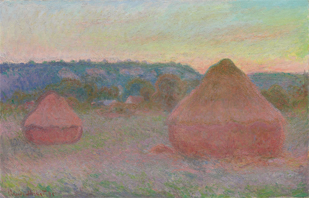 Stacks of Wheat (End of Day, Autumn)