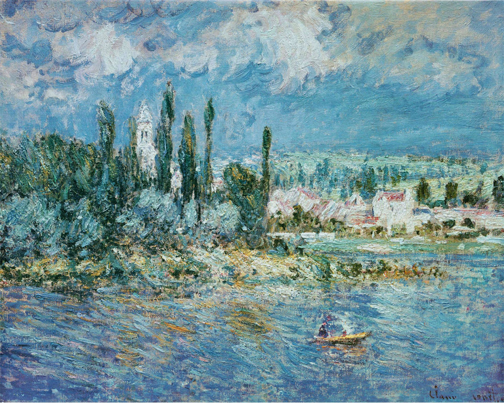 Landscape with Thunderstorm, Vetheuil, 1880